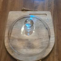 Tagliere di legno con coperchio 