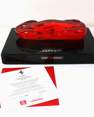 SCULTURA EDITALIA LAFERRARI VETRO MURANO 107/499