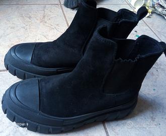 stivaletti velluto rialzati