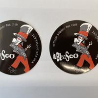 2 Adesivi Esclusivi Il Blasco Fan Club Vasco Rossi