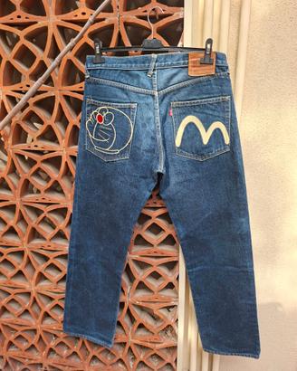 Jeans Evisu Doraemon tg. 32X34