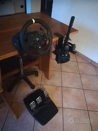 Volante Logitech G923 + Cambio H + Freno a mano