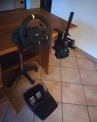 Volante Logitech G923 + Cambio H + Freno a mano