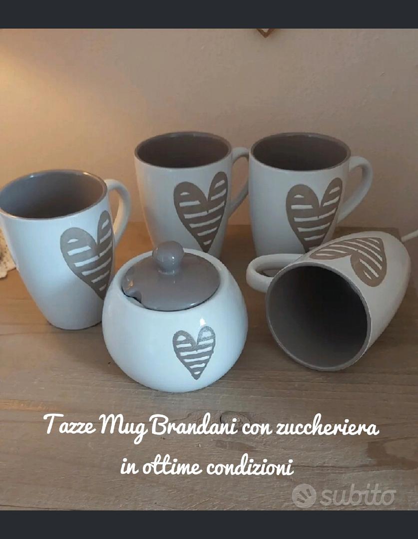 Zuccheriera batticuore Brandani - Tavola e cucina - Tazze Mug Zuccheriere