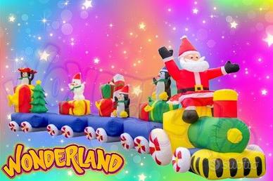 trenino di natale gonfiabile 6 METRI