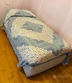 Letto sommier artigianale con materasso ortopedico