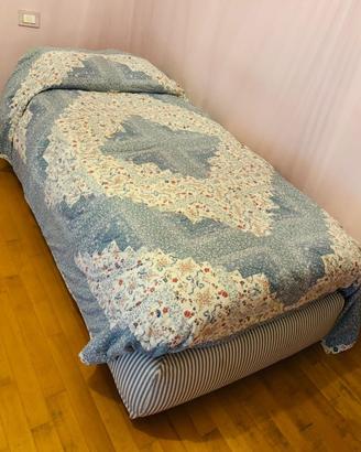 Letto sommier artigianale con materasso ortopedico