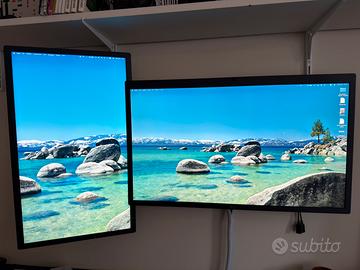 2 Montior LG Ultrafine Mac 24” 4K e 27” 5K