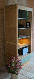 Libreria, credenza rustica/moderna in Legno
