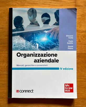 Organizzazione aziendale Libro Università