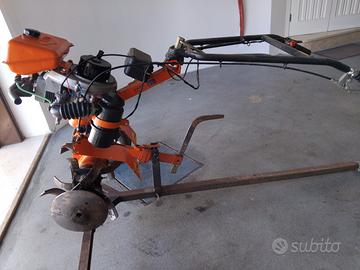 motozappa pasbo 5 cv e raccoglitrice bosco