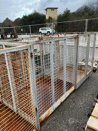 Cestoni in ferro per legna