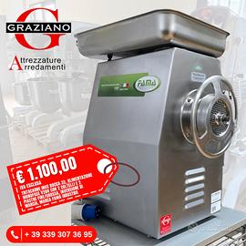 TRITACARNE professionale BOCCA 32 inox MONOFASE