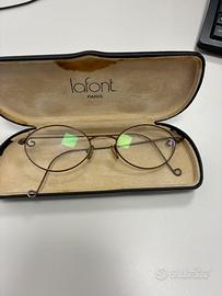 Occhiali vintage Lafont Paris tondi retrò – design
