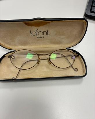 Occhiali vintage Lafont Paris tondi retrò – design