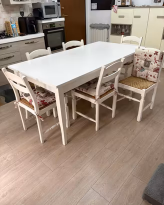 Tavolo in legno + 8 sedie