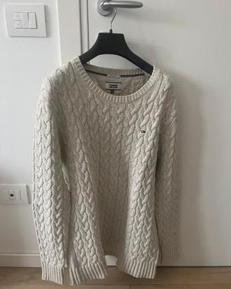 Maglione Tommy Hilfiger bianco