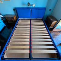 Letto matrimoniale extra lungo con contenitore