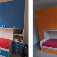 Cameretta ragazzi  2 + 2  letti