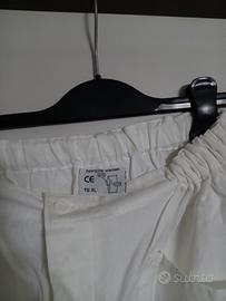 pantalone da lavoro  bianco