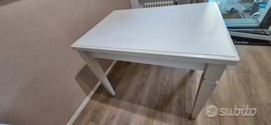Tavolo legno bianco allungabile LUBE