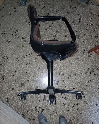 Sedia regolabile ruote e piedini Ergonomica da pc