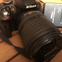 Nikon d3300 obiettivo 18-105, usata poco, euro 250