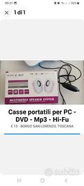 Casse multimedia speaker system per Pc - Smarphone