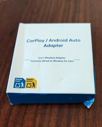 CarPlay e Android Auto USB wireless 2 in 1