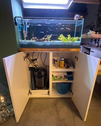 Acquario 100 lt con mobiletto