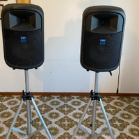 Due Casse amplificatori Fbt jolly 12 b a 250 + 50w