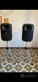Due Casse amplificatori Fbt jolly 12 b a 250 + 50w