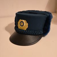 Cappello ushanka colbacco MVD Uzbekistan polizia 