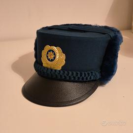 Cappello ushanka colbacco MVD Uzbekistan polizia 