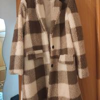 Cappotto a quadri taglia M
