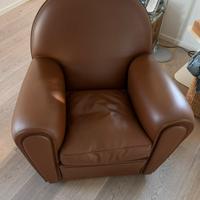 Poltrona Frau Vanity marrone Pelle Frau come nuova