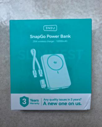 Power Bank MagSafe INIU 10000mAh Qi2.2 25W Viola