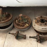Cerchi e freni a tamburo Fiat 1400