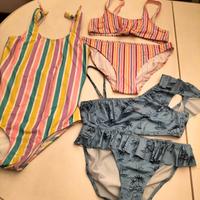 N.3 costumi bambina CALZEDONIA