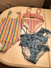 N.3 costumi bambina CALZEDONIA