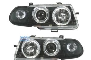 FARI OPEL ASTRA F 94-98 ANGEL EYES FONDO NERO H1-H