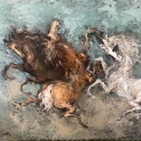 Gianni testa quadro dipinto