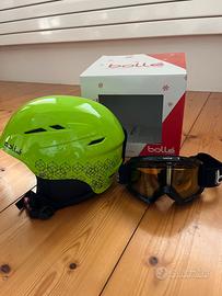 Casco  sci e occhiali neve per bambino
