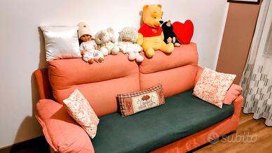 Divano letto 200cm con materasso matrimoniale