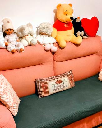 Divano letto 200cm con materasso matrimoniale