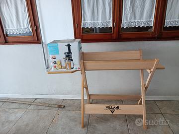 Banco p., estrattore di succo e m. per sorbetteria