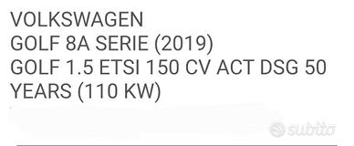 Specchio destro Golf