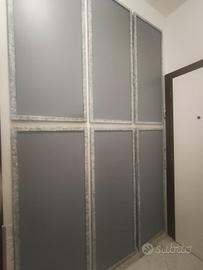 sportelli armadio a muro  con cerniere 