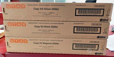 Toner UTAX 2550ci Yellow - Black - Magenta
