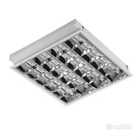 Plafoniera 4x18W led neon emergenza disano incasso